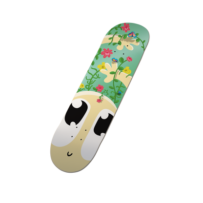 Planche de skate avec illustration - Chill Garden